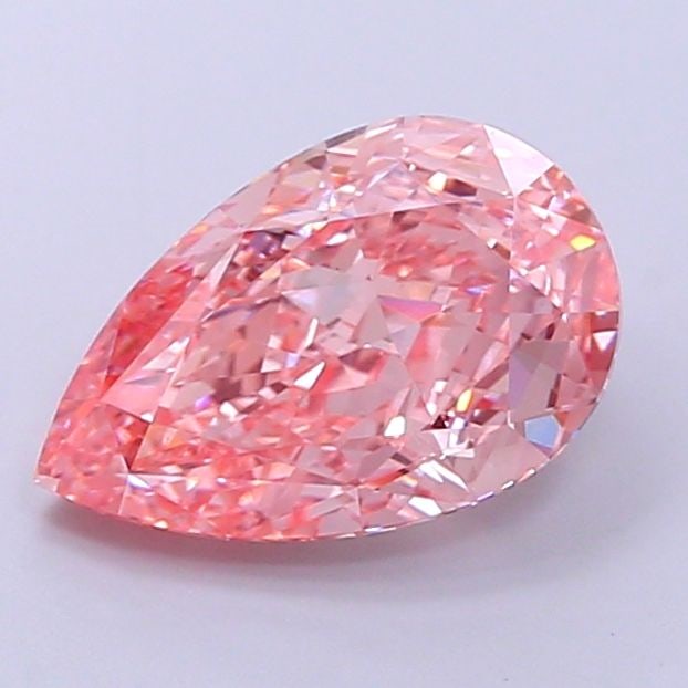 Loose Diamond - PEAR 3.52ct Fancy Vivid Pink VS1: Loose Diamond - PEAR 3.52ct Fancy Vivid Pink VS1 Source: This is a real non-mined Diamond that has been grown in a lab Shape: PEAR Carats: 3.52 Color: Fancy Vivid Pink Certification: IGI Video: