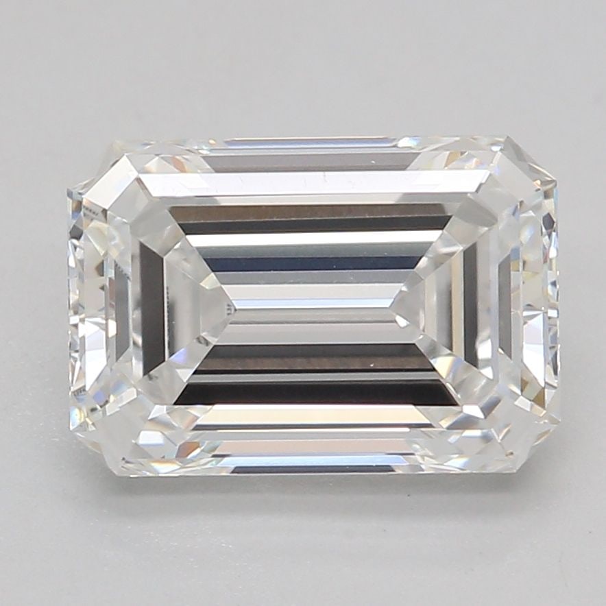 Loose Diamond - EMERALD 1.55ct F VVS2: Loose Diamond - EMERALD 1.55ct F VVS2 Source: This is a real non-mined Diamond that has been grown in a lab Shape: EMERALD Carats: 1.55 Color: F Clarity: VVS2 Certification: IGI Video: