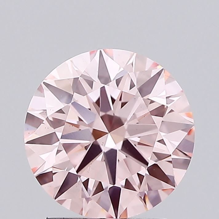 Loose Diamond - ROUND 2.09ct Fancy Intense Pink VS2: Loose Diamond - ROUND 2.09ct Fancy Intense Pink VS2 Source: This is a real non-mined Diamond that has been grown in a lab Shape: ROUND Carats: 2.09 Color: Fancy Intense Pink Certification: IGI Video:
