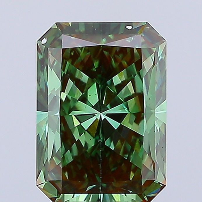 Loose Diamond - RADIANT 3.99ct Fancy Intense Green VS1: Loose Diamond - RADIANT 3.99ct Fancy Intense Green VS1 Source: This is a real non-mined Diamond that has been grown in a lab Shape: RADIANT Carats: 3.99 Color: Fancy Intense Green Certification: IGI V