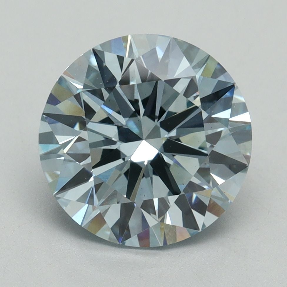 Ideal Loose Diamond - ROUND 3.22ct Fancy Vivid Blue VS1: Ideal Loose Diamond - ROUND 3.22ct Fancy Vivid Blue VS1 Source: This is a real non-mined Diamond that has been grown in a lab Shape: ROUND Carats: 3.22 Color: Fancy Vivid Blue Certification: IGI Video