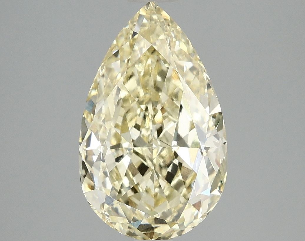 Loose Diamond - PEAR 3.04ct Fancy Intense Yellow VS1: Loose Diamond - PEAR 3.04ct Fancy Intense Yellow VS1 Source: This is a real non-mined Diamond that has been grown in a lab Shape: PEAR Carats: 3.04 Color: Fancy Intense Yellow Certification: IGI Video