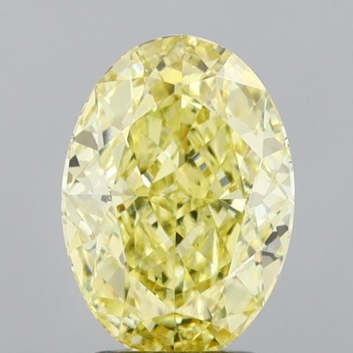 Loose Diamond - OVAL 2.83ct Fancy Yellow VVS2: Loose Diamond - OVAL 2.83ct Fancy Yellow VVS2 Source: This is a real non-mined Diamond that has been grown in a lab Shape: OVAL Carats: 2.83 Color: Fancy Yellow Certification: IGI Video:
