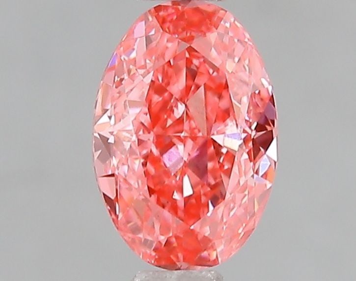 Loose Diamond - OVAL 1.03ct Fancy Vivid Pink VS2: Loose Diamond - OVAL 1.03ct Fancy Vivid Pink VS2 Source: This is a real non-mined Diamond that has been grown in a lab Shape: OVAL Carats: 1.03 Color: Fancy Vivid Pink Certification: IGI Video: