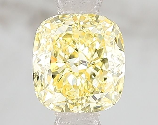 Loose Diamond - CUSHION MODIFIED 1.0ct Fancy Vivid Yellow VS2: Loose Diamond - CUSHION MODIFIED 1.0ct Fancy Vivid Yellow VS2 Source: This is a real non-mined Diamond that has been grown in a lab Shape: CUSHION MODIFIED Carats: 1.0 Color: Fancy Vivid Yellow Certif