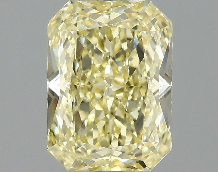 Loose Diamond - RADIANT 1.59ct Fancy Intense Yellow VVS2: Loose Diamond - RADIANT 1.59ct Fancy Intense Yellow VVS2 Source: This is a real non-mined Diamond that has been grown in a lab Shape: RADIANT Carats: 1.59 Color: Fancy Intense Yellow Certification: IG