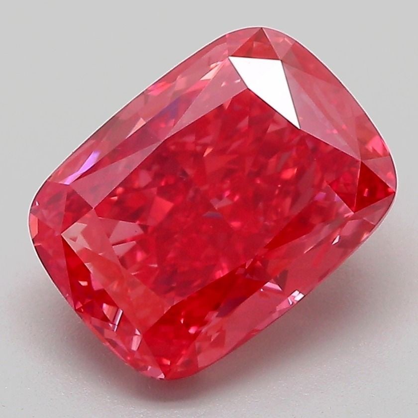 Loose Diamond - CUSHION MODIFIED 3.18ct Fancy Vivid Pink VS1: Loose Diamond - CUSHION MODIFIED 3.18ct Fancy Vivid Pink VS1 Source: This is a real non-mined Diamond that has been grown in a lab Shape: CUSHION MODIFIED Carats: 3.18 Color: Fancy Vivid Pink Certific