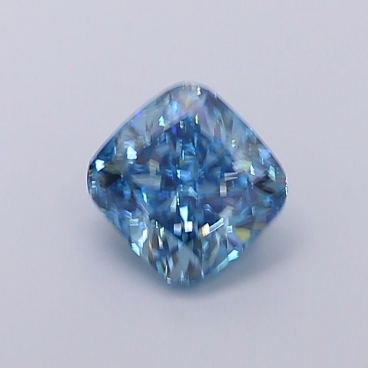 Loose Diamond - CUSHION BRILLIANT 1.83ct Fancy Vivid Blue VS1: Loose Diamond - CUSHION BRILLIANT 1.83ct Fancy Vivid Blue VS1 Source: This is a real non-mined Diamond that has been grown in a lab Shape: CUSHION BRILLIANT Carats: 1.83 Color: Fancy Vivid Blue Certif