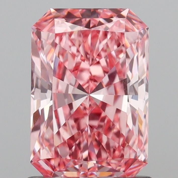 Loose Diamond - RADIANT 1.05ct Fancy Vivid Pink VVS2: Loose Diamond - RADIANT 1.05ct Fancy Vivid Pink VVS2 Source: This is a real non-mined Diamond that has been grown in a lab Shape: RADIANT Carats: 1.05 Color: Fancy Vivid Pink Certification: IGI Video: