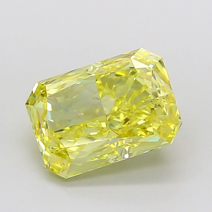 Loose Diamond - RADIANT 3.09ct Fancy Vivid Yellow VS1: Loose Diamond - RADIANT 3.09ct Fancy Vivid Yellow VS1 Source: This is a real non-mined Diamond that has been grown in a lab Shape: RADIANT Carats: 3.09 Color: Fancy Vivid Yellow Certification: IGI Vid