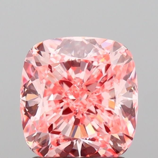 Loose Diamond - CUSHION MODIFIED 1.87ct Fancy Vivid Pink VVS2: Loose Diamond - CUSHION MODIFIED 1.87ct Fancy Vivid Pink VVS2 Source: This is a real non-mined Diamond that has been grown in a lab Shape: CUSHION MODIFIED Carats: 1.87 Color: Fancy Vivid Pink Certifi