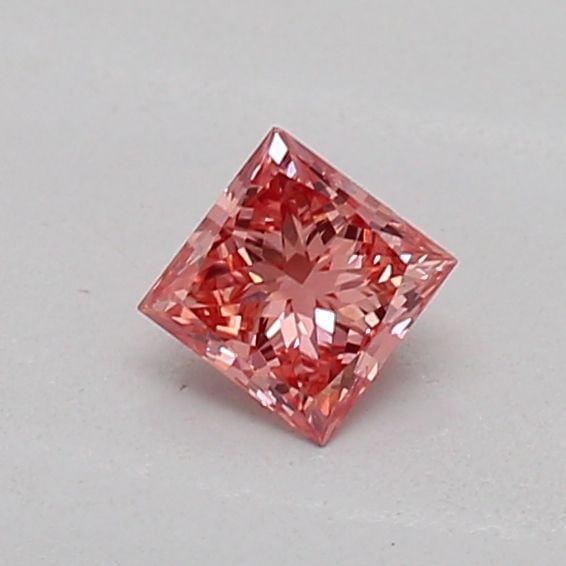 Loose Diamond - PRINCESS 0.15ct Fancy Vivid Pink VS1: Loose Diamond - PRINCESS 0.15ct Fancy Vivid Pink VS1 Source: This is a real non-mined Diamond that has been grown in a lab Shape: PRINCESS Carats: 0.15 Color: Fancy Vivid Pink Certification: IGI Video