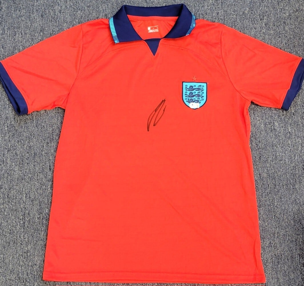 Jude Bellingham Signed England Jersey with Beckett Authentication (1 of 6)