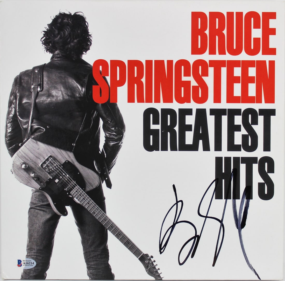Bruce Springsteen Signed Greatest Hits Album Cover BAS Certified (1 of 4)