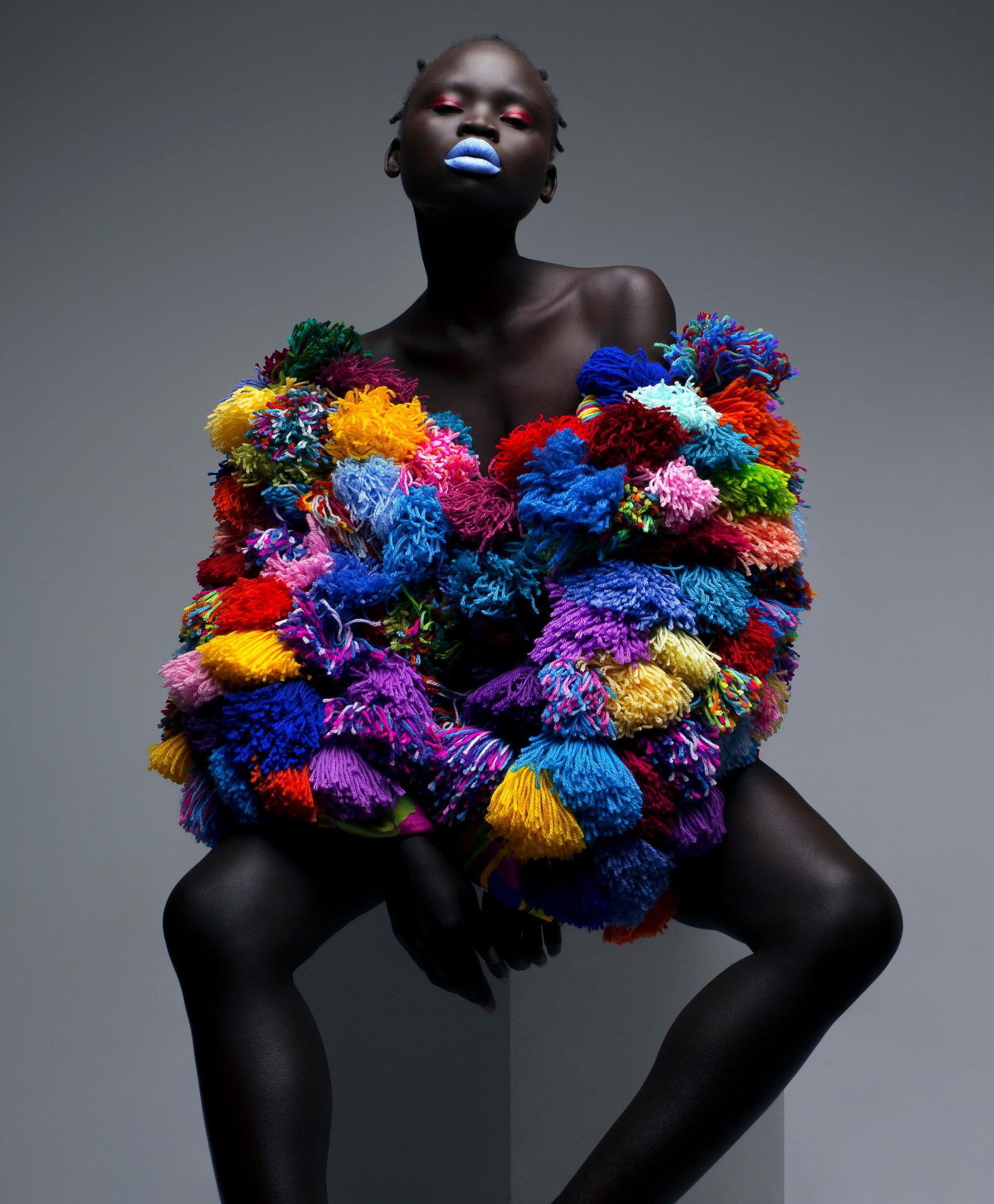 Aaron McPolin Pom Pom 36 x 24 Inch Signed Edition 1 of 7 Archival Print: Aaron McPolin Pom Pom 36 x 24 Inch Signed Edition 1 of 7 Archival Print "Pom Pom" is a figurative portrait photograph by Aaron Mcpolin from the "Embrace" series. This un-used archival pigment print, c