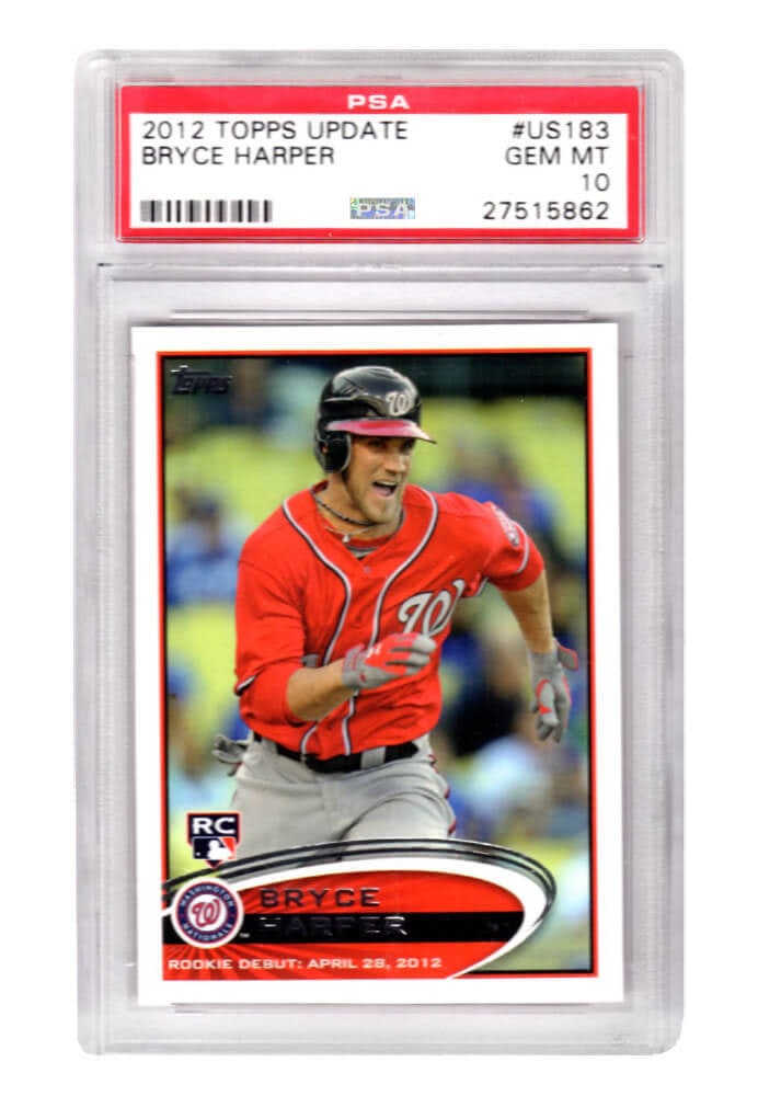 Bryce Harper 2012 Topps Update #US183 RC PSA 10 Gem Mint Rookie Card (1 of 2)