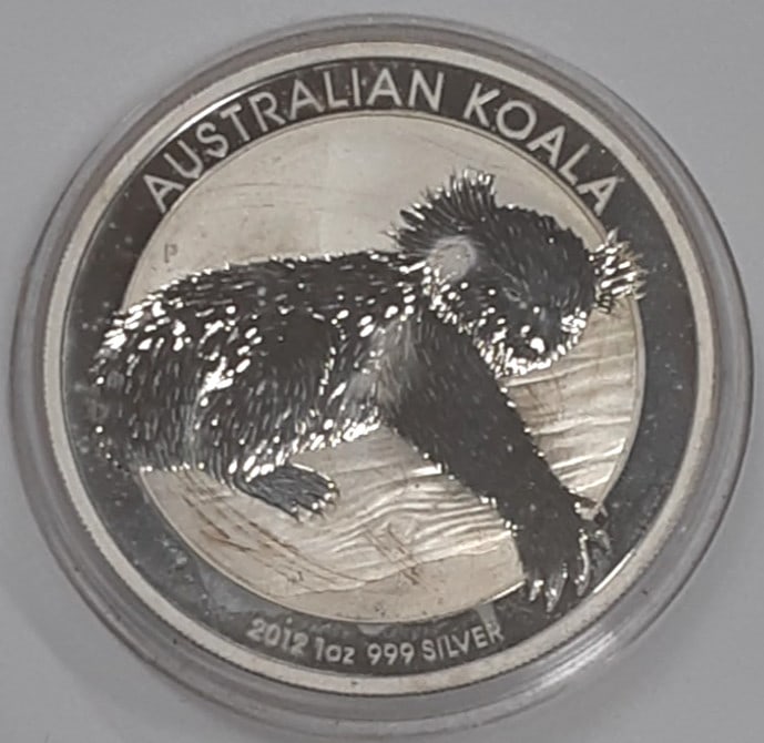 2012 Proof Silver 1 Dollar Koala Coin in Capsule from Australia (1 of 2)