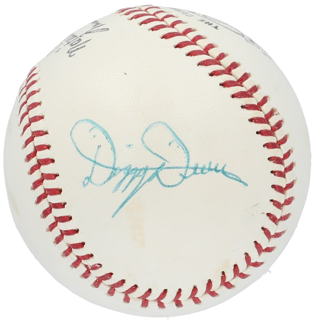 Dizzy Dean Signed National League Baseball PSA DNA Autograph Grade 8: Dizzy Dean Signed National League Baseball PSA DNA Autograph Grade 8 This is a remarkable Official National League baseball signed by the legendary Dizzy Dean, a Hall of Fame pitcher and the 1934 Nati