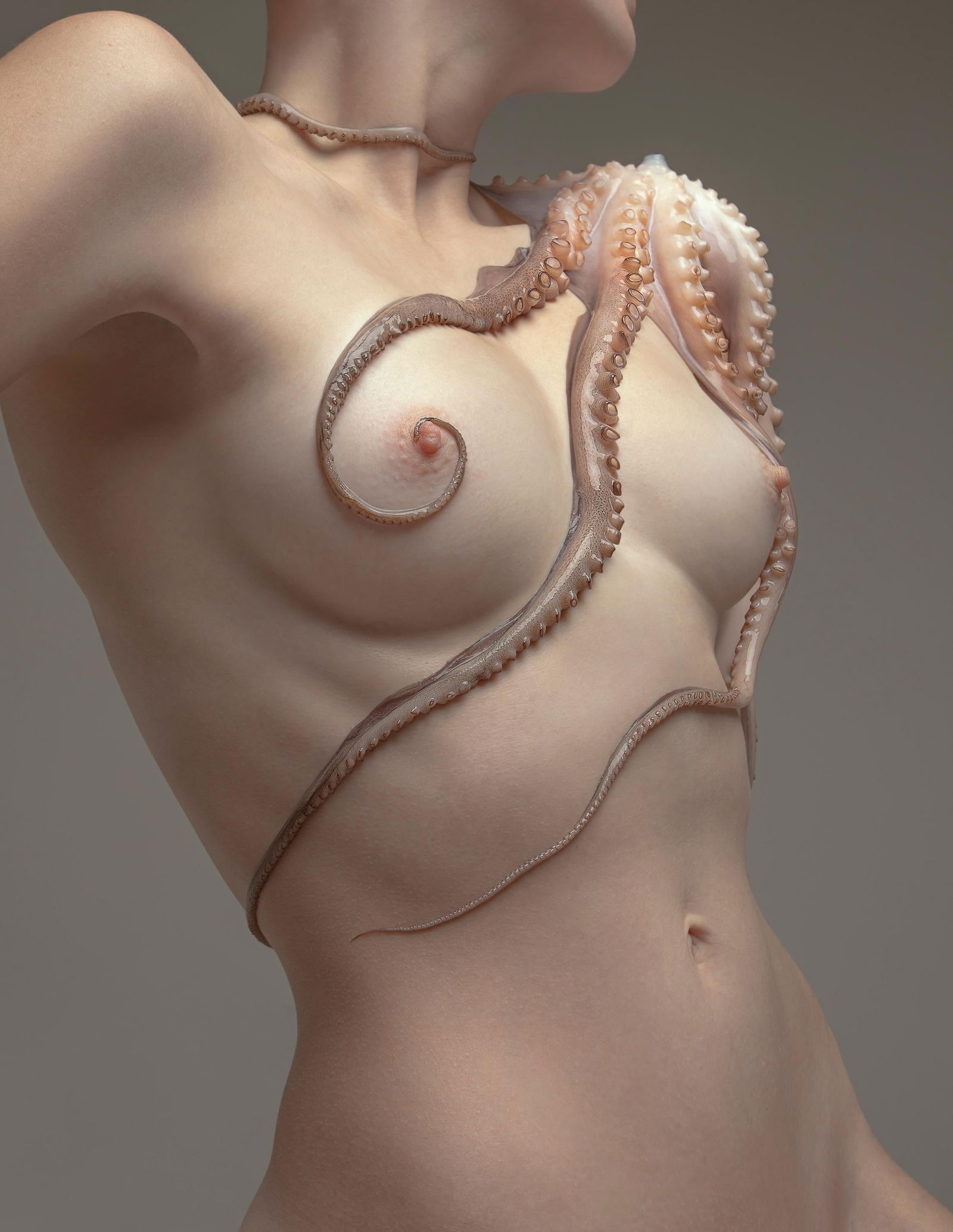 Amas Luna Storm I Nude Photography 36 x 24 Ed. 1/7 by Aaron McPolin: Amas Luna Storm I Nude Photography 36 x 24 Ed. 1/7 by Aaron McPolin "Amas Luna Storm I" is a striking piece of nude photography by Aaron McPolin, created in 2019. This archival giclee print measures 3