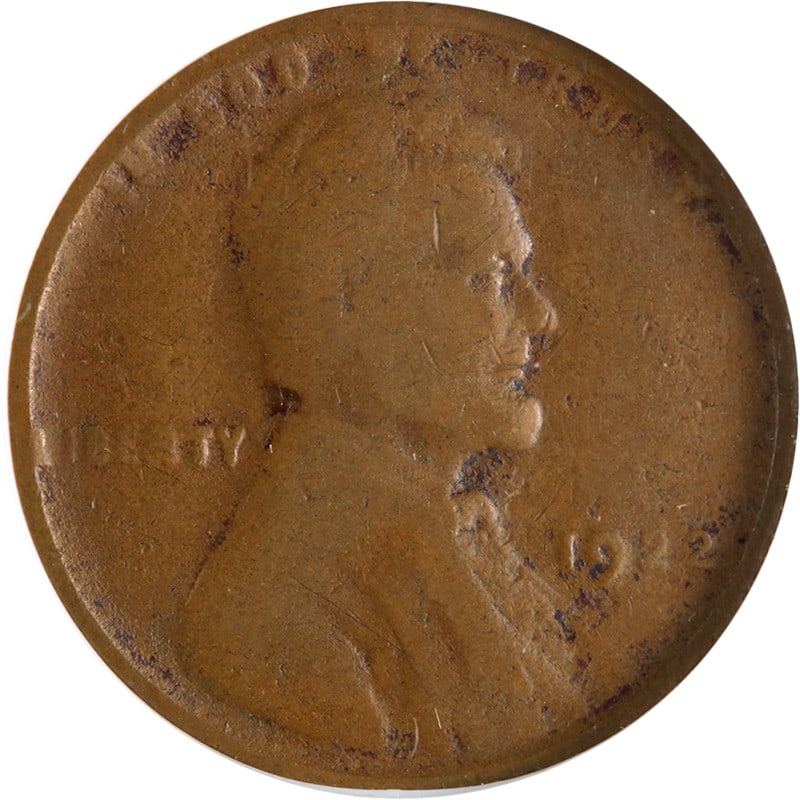 1922 No D Lincoln Cent ANACS VG8 Key Date Copper Coin (1 of 4)