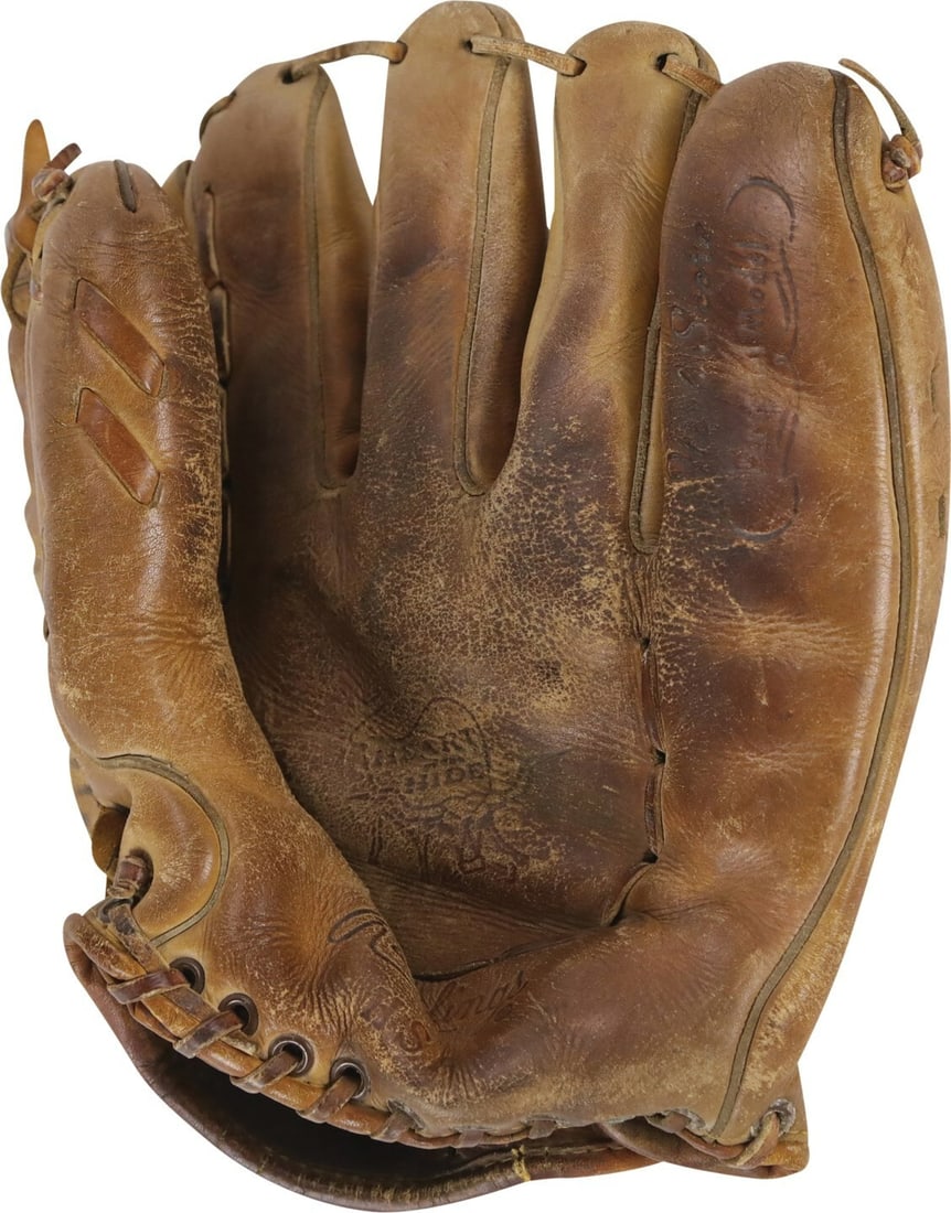 Bob Lemon 1958 Game Used Rawlings Baseball Glove PSA DNA COA (1 of 11)