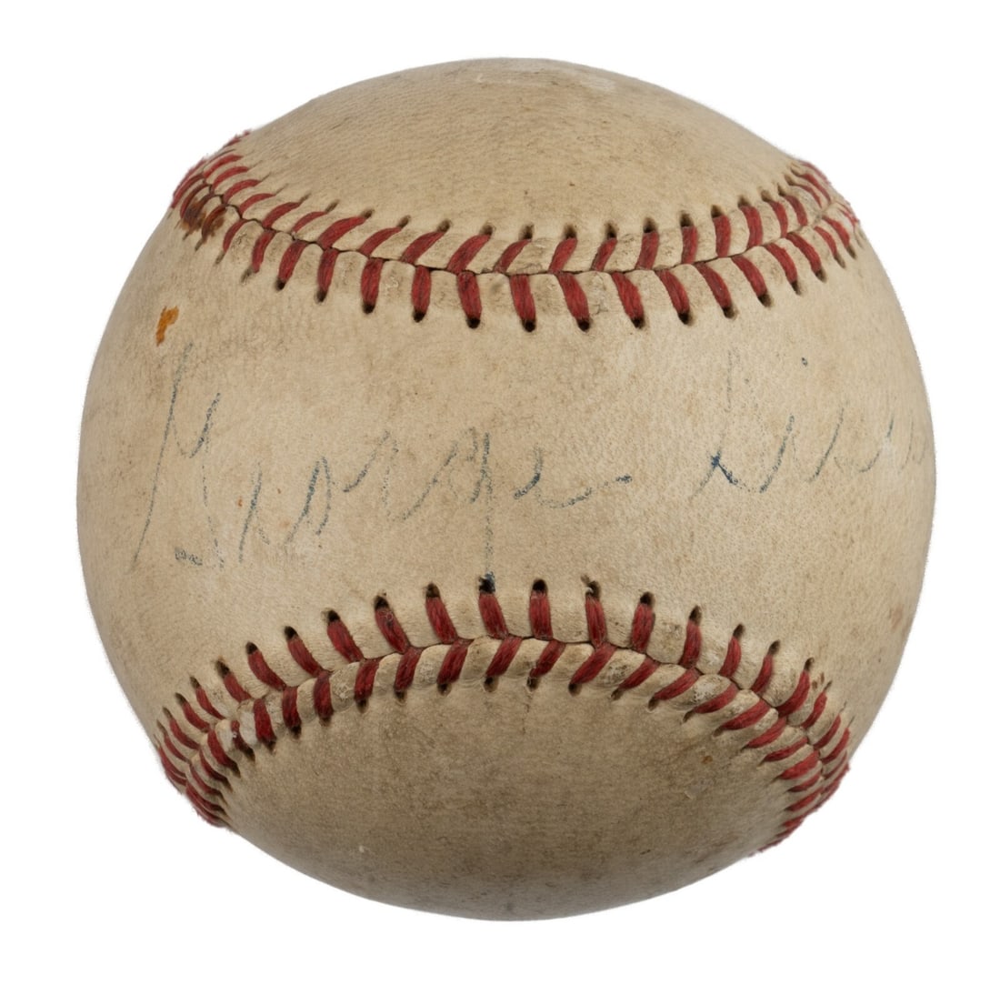 George Sisler Signed Official National League Baseball JSA Authenticated (1 of 4)