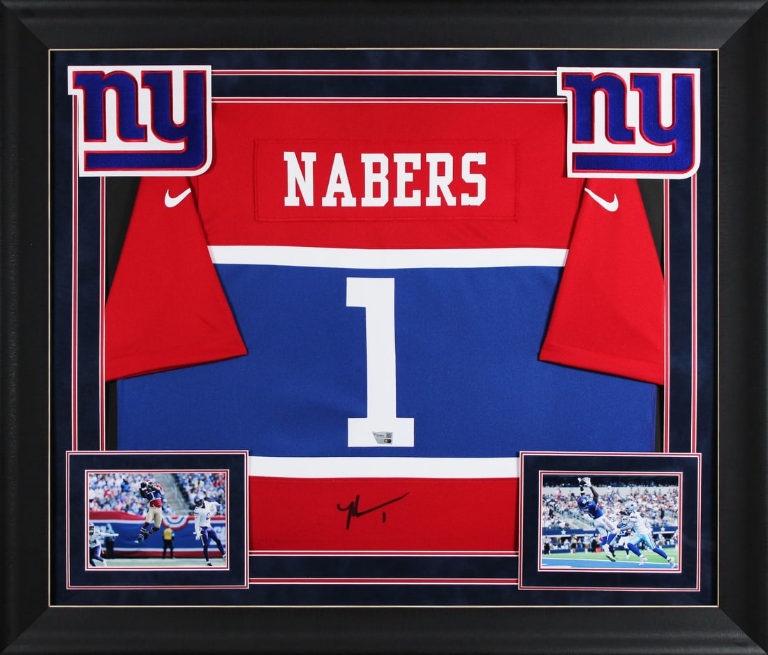 Malik Nabers Autographed Century Red Nike Game Jersey Framed New York Giants: Malik Nabers Autographed Century Red Nike Game Jersey Framed New York Giants This autographed Century Red Nike Game jersey, featuring Malik Nabers of the New York Giants, is a must-have for any fan. T