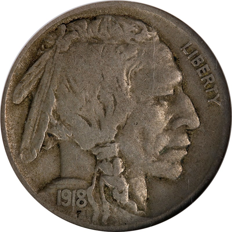 1918-D Buffalo Nickel NGC VF30 Exceptional Eye Appeal Denver Mint (1 of 4)
