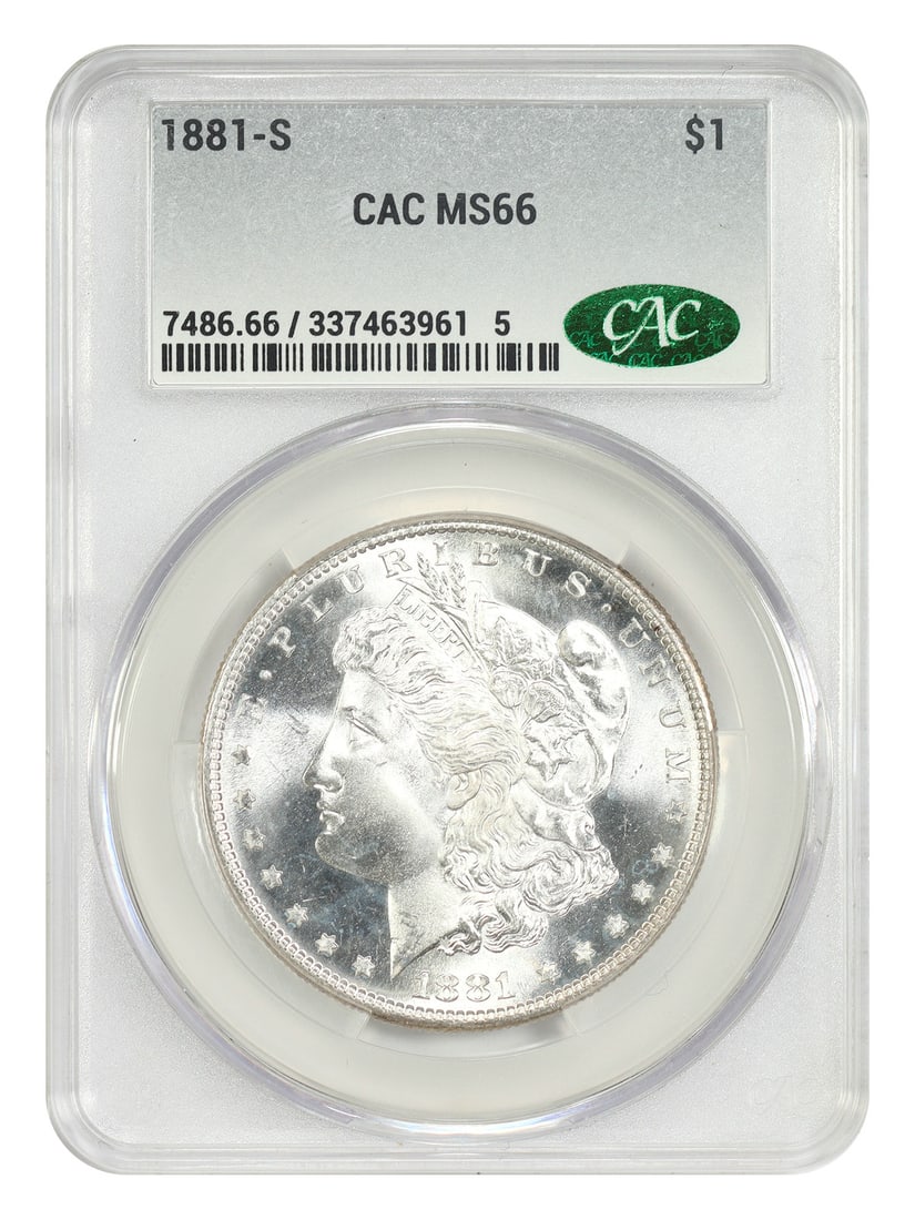 CACG MS66 1881 San Francisco Morgan Silver Dollar (1 of 4)