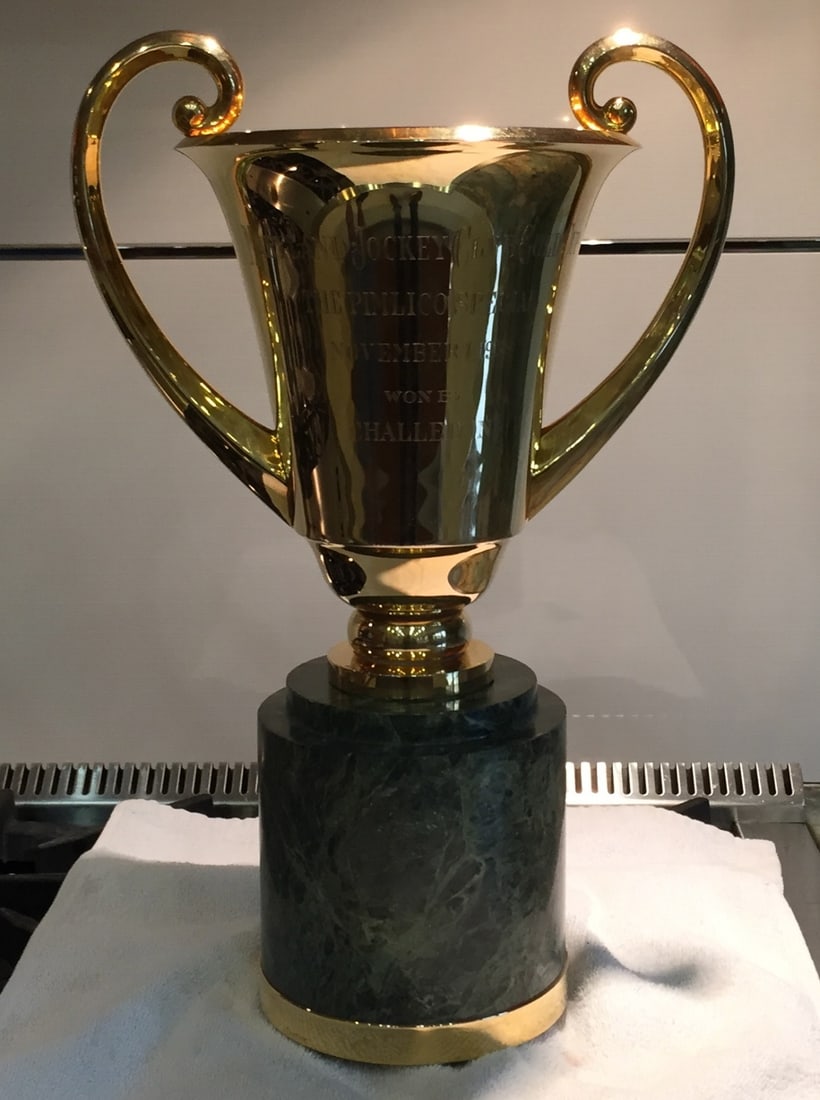 Cartier 14K Gold Trophy Maryland Jockey Club 1939 Challedon (1 of 12)