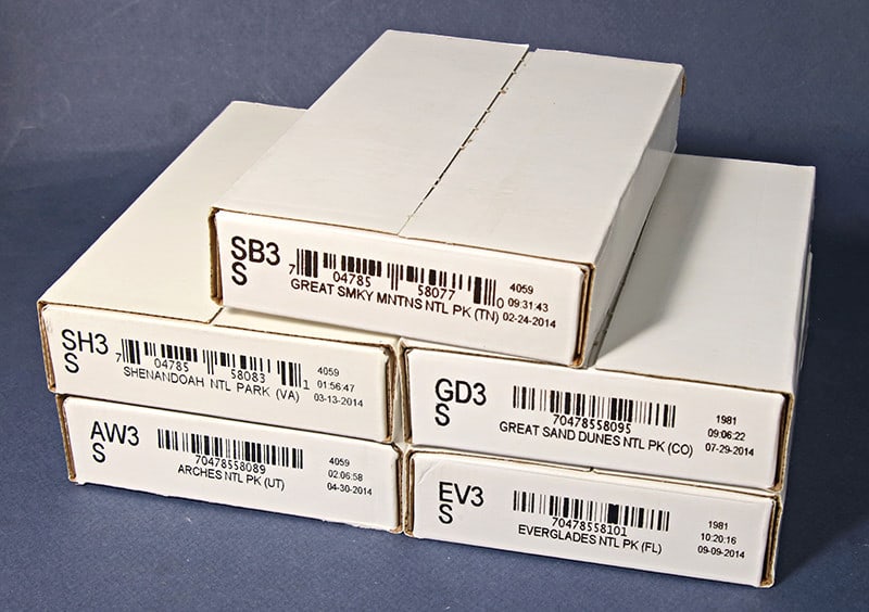 2014-S ATB Quarter Year Set 5 Sealed Bags 500 Coins San Francisco: 2014-S ATB Quarter Year Set 5 Sealed Bags 500 Coins San Francisco This 2014-S Year Set features five sealed US Mint boxes, each containing a $25 bag of 100 uncirculated America the Beautiful (ATB) qua