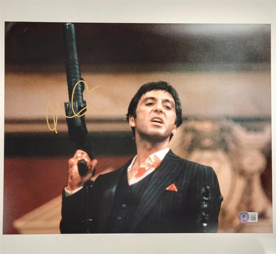Al Pacino Scarface 11x14 Signed Photo Beckett Authenticated (1 of 4)