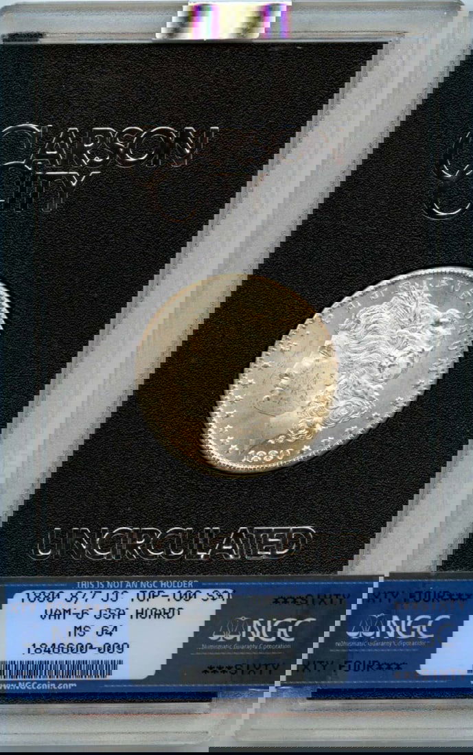 1880 Morgan Dollar VAM-6 NGC MS64 GSA Hoard Coin: 1880 Morgan Dollar VAM-6 NGC MS64 GSA Hoard Coin This 1880 Morgan Dollar, designated VAM-6, is a stunning example of American coinage from the Philadelphia Mint. Graded MS64 by NGC, this uncirculated