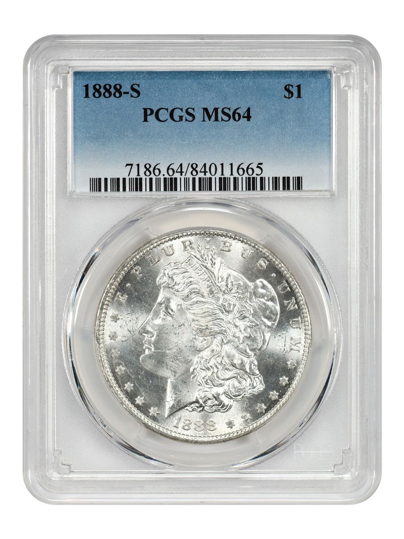 1888-S Morgan Dollar $1 PCGS MS64 Uncirculated San Francisco (1 of 4)