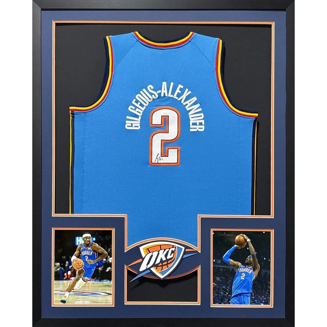 Shai Gilgeous-Alexander Autographed Framed Jersey JSA Authentication: Shai Gilgeous-Alexander Autographed Framed Jersey JSA Authentication Showcase your love for the game with this autographed Shai Gilgeous-Alexander framed jersey. This unique piece of memorabilia featu