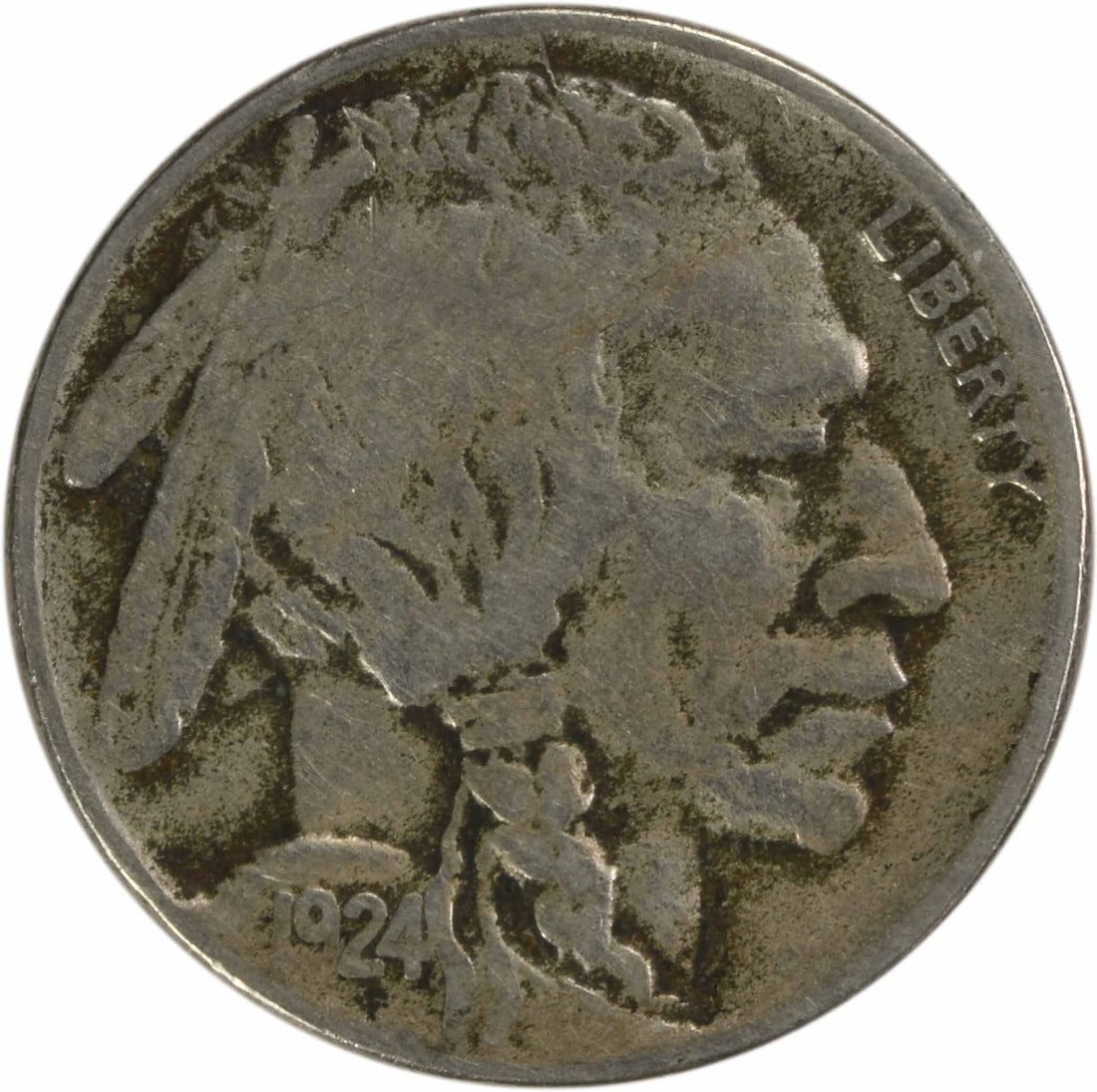 1924-S Buffalo Nickel Fine Uncertified James Earle Fraser Design (1 of 2)
