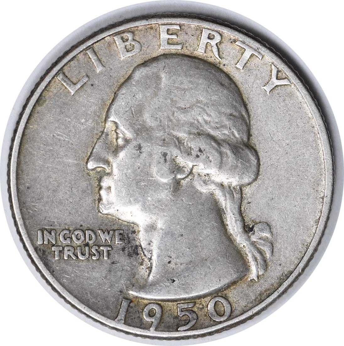 1950-D/S Washington Silver Quarter 90% Silver OMM 1 FS-601 Uncertified: 1950-D/S Washington Silver Quarter 90% Silver OMM 1 FS-601 Uncertified This 1950-D/S Washington Silver Quarter is a remarkable piece of numismatic history. Featuring a composition of 90% silver and 10