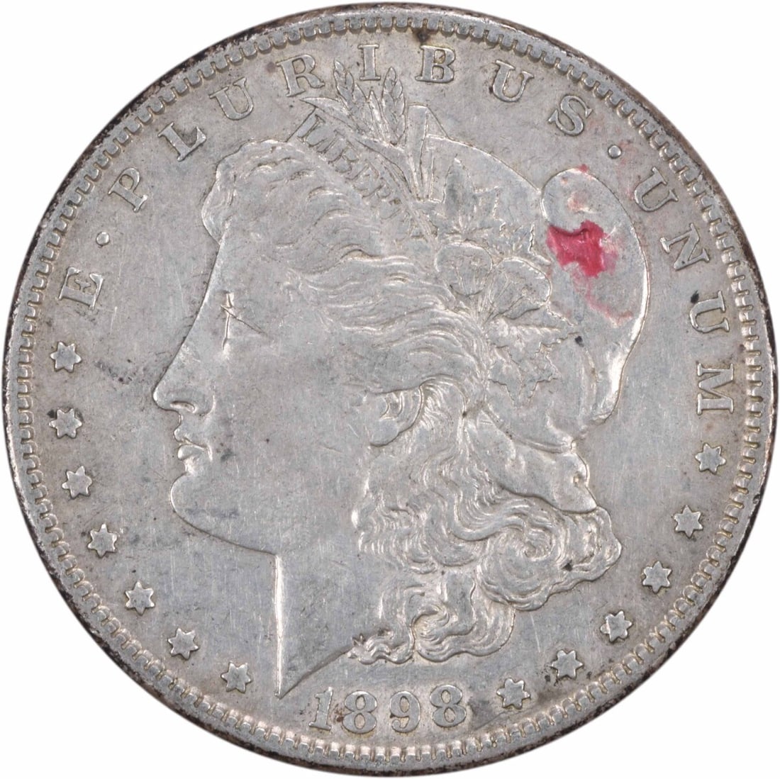 1898-S Morgan Silver Dollar XF Uncertified San Francisco Mint Coin: 1898-S Morgan Silver Dollar XF Uncertified San Francisco Mint Coin This 1898-S Morgan Silver Dollar is a beautiful piece of numismatic history. It features a stunning design by George T. Morgan and is