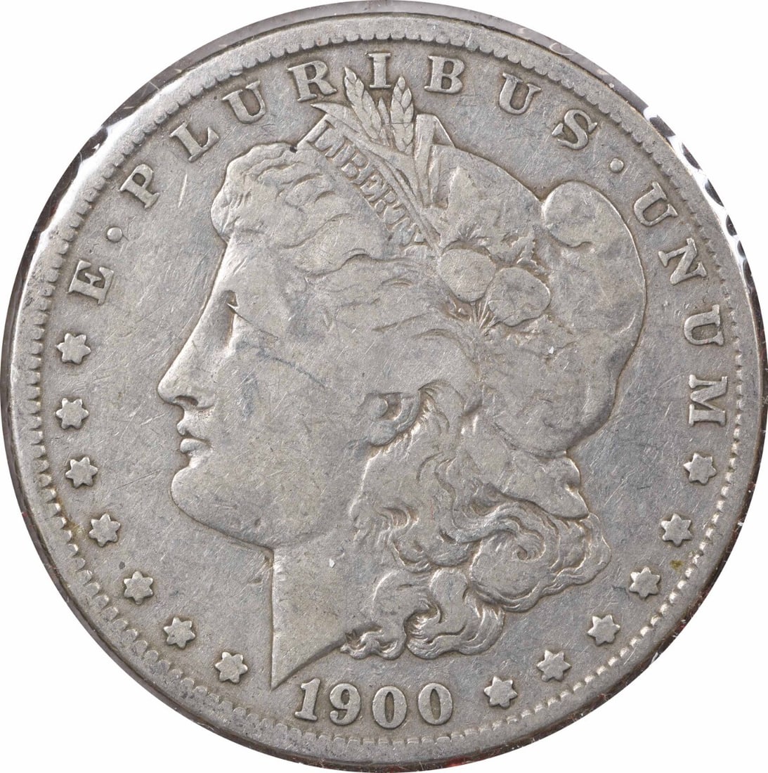 1900-O Morgan Silver Dollar 90% Silver Coin Uncertified: 1900-O Morgan Silver Dollar 90% Silver Coin Uncertified This 1900-O/CC Morgan Silver Dollar is a historic coin featuring a design by George T. Morgan. It is composed of 90% silver and 10% copper, and
