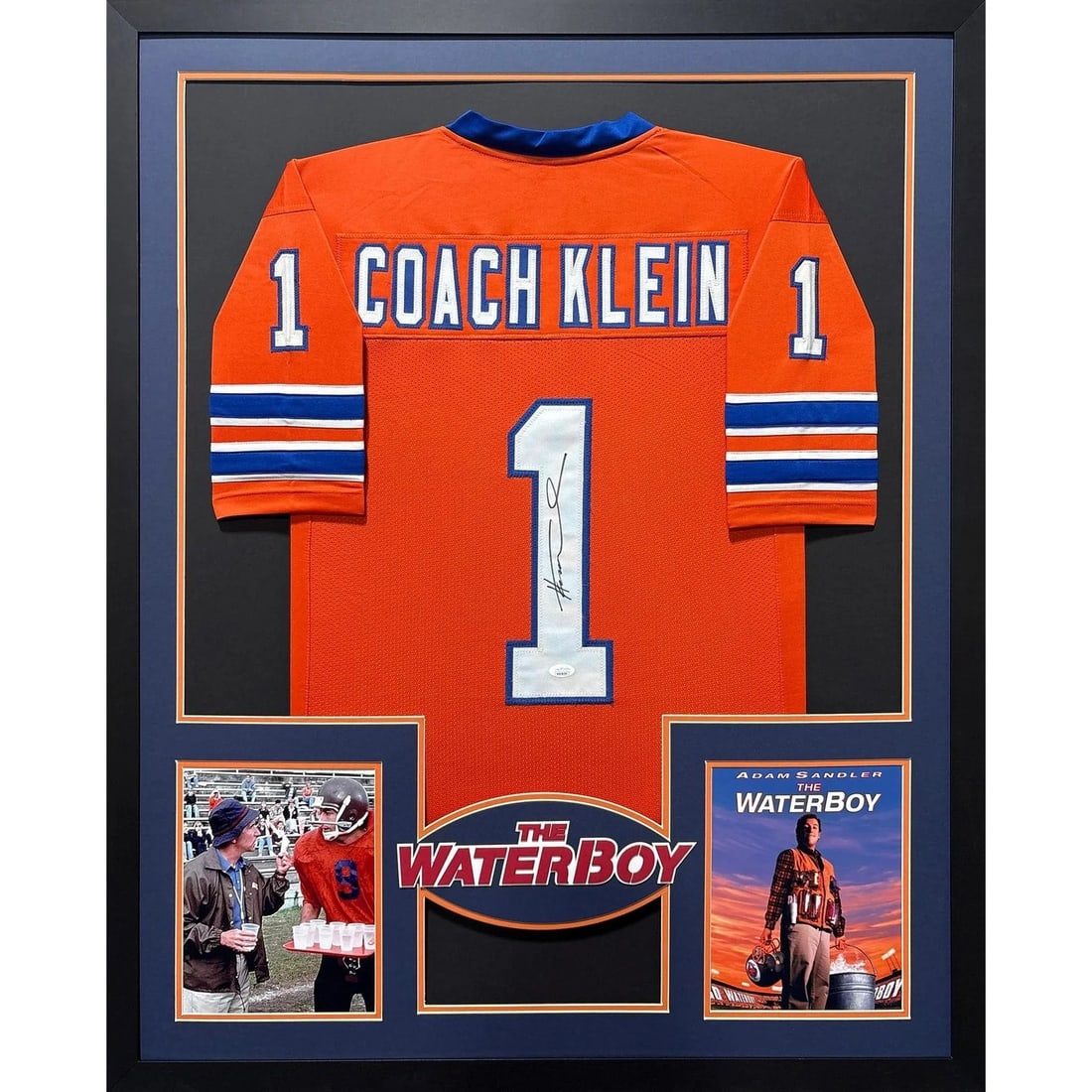 Henry Winkler Signed Framed Jersey JSA Authenticated The Waterboy: Henry Winkler Signed Framed Jersey JSA Authenticated The Waterboy This framed jersey features the autograph of Henry Winkler, renowned for his role in 'The Waterboy.' Authenticated by JSA, a leading a