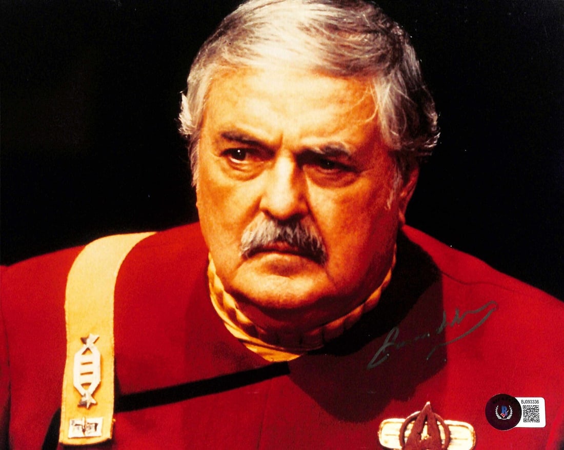 James Doohan Signed 8x10 Photo as Scottie from Star Trek Generations Beckett Authenticated (1 of 1)