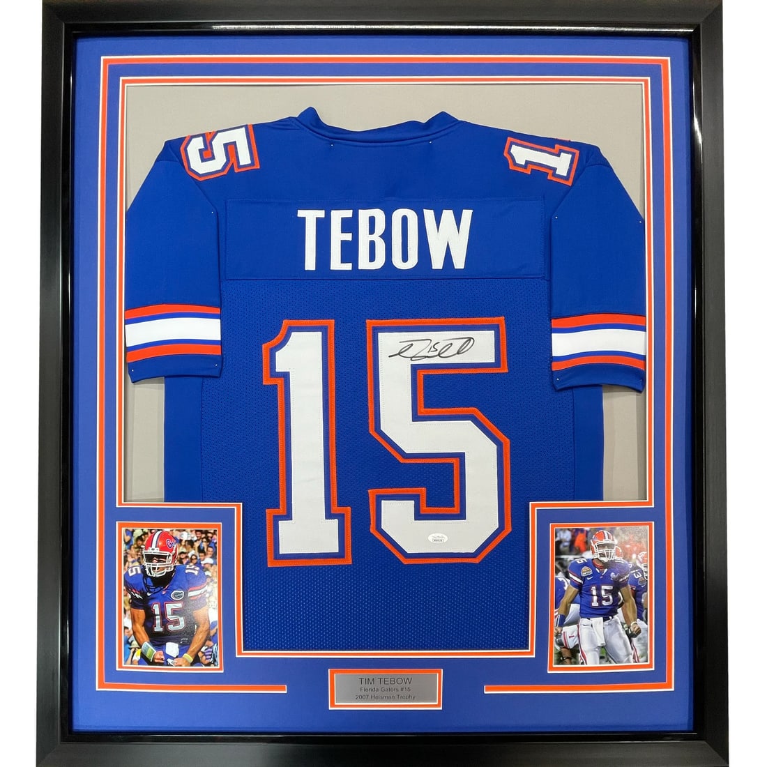 Framed Tim Tebow Signed Florida Gators Jersey with Beckett COA (1 of 2)
