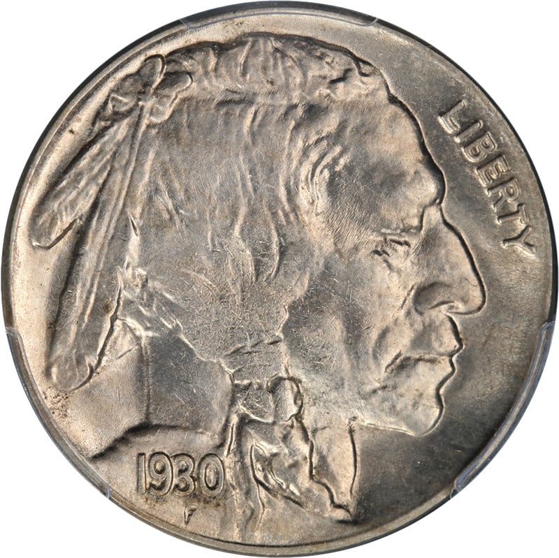 1930-S Buffalo Nickel PCGS MS65 Uncirculated High Eye Appeal (1 of 4)