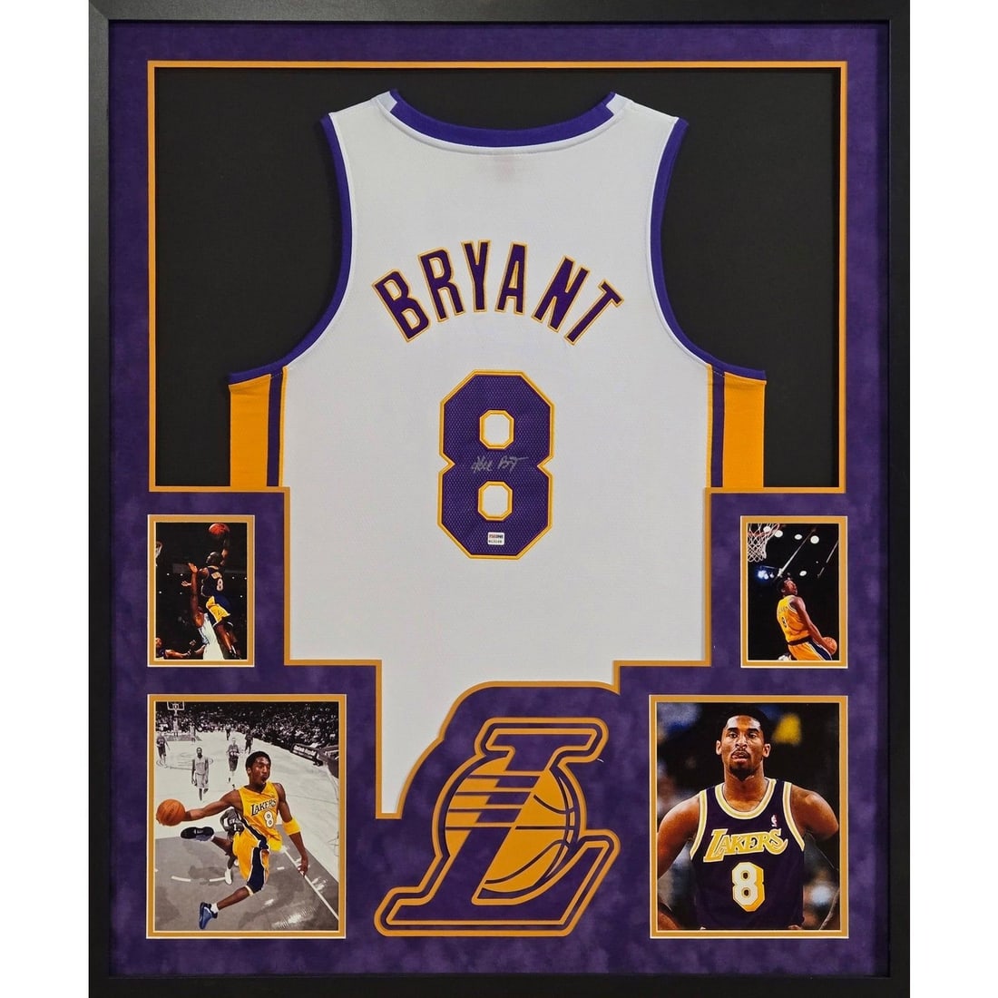 Kobe Bryant Autographed Framed Jersey PSA/DNA LA Lakers (1 of 3)