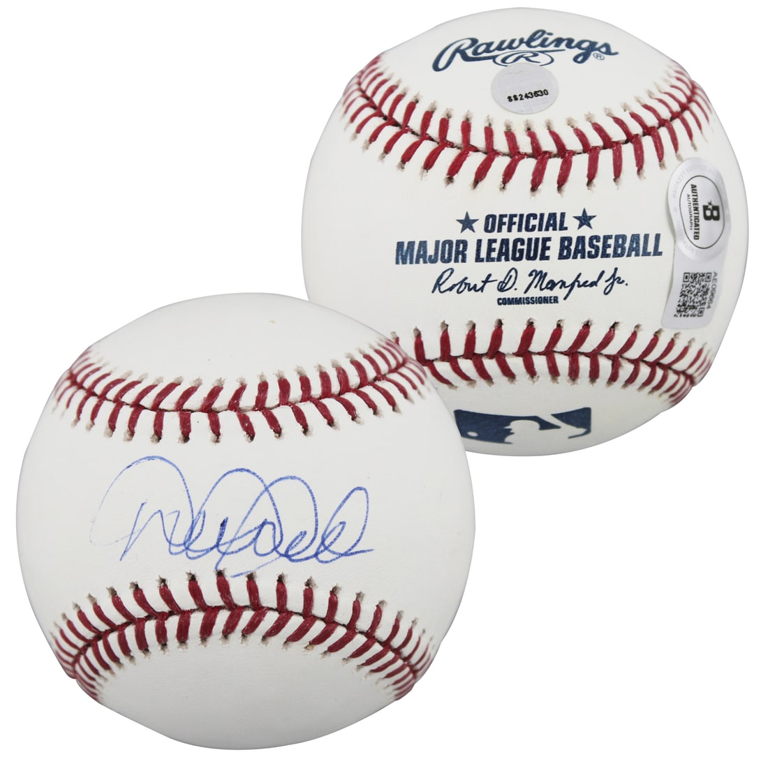 Derek Jeter Signed Manfred Oml Baseball New York Yankees BAS AE09664: Derek Jeter Signed Manfred Oml Baseball New York Yankees BAS AE09664 This authentic Manfred Oml baseball has been personally signed by legendary New York Yankees player Derek Jeter. It comes with a Ce