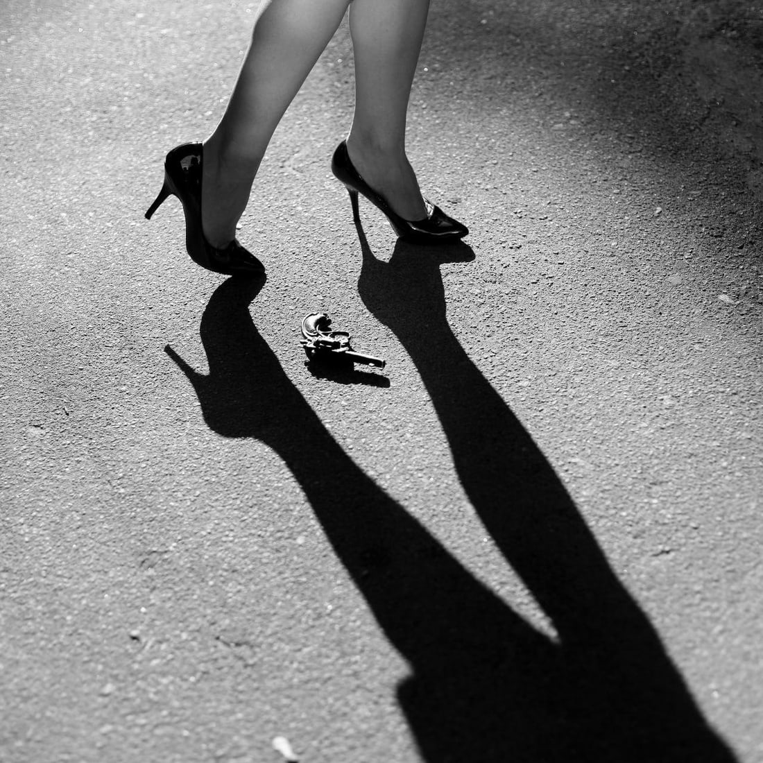 Olha Stepanian 'Shot' Black & White Photography 31x31 Edition 1/7 (1 of 1)