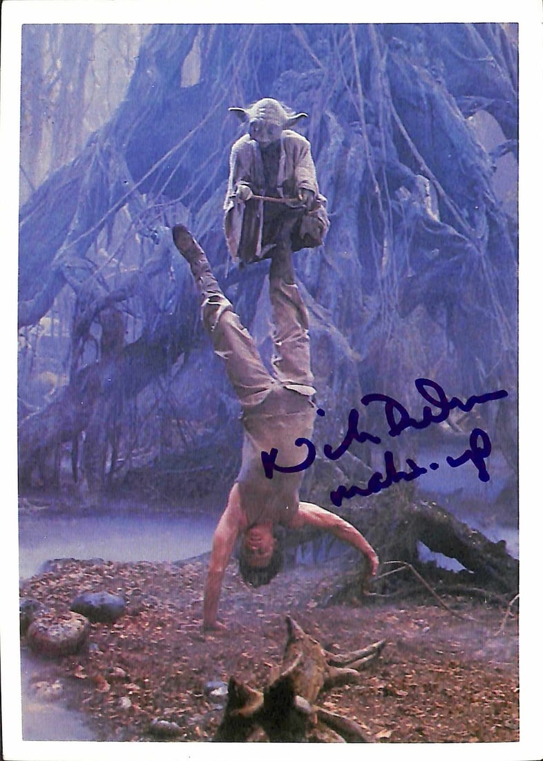 Nick Dudman Signed 8x10 Yoda Photo Beckett Authenticated Star Wars (1 of 1)