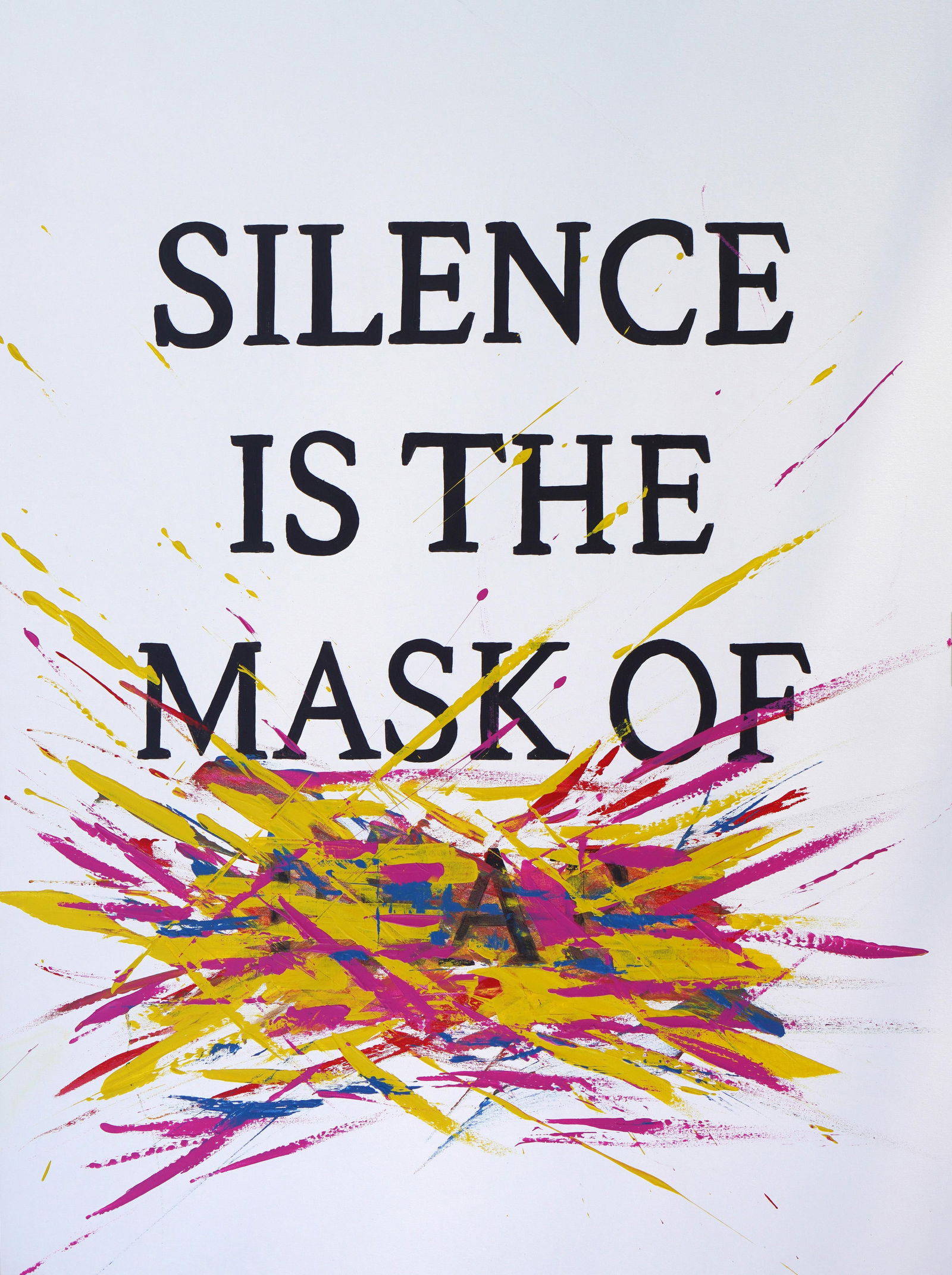 Four Minutes and Thirty Three Seconds Painting by Tetiana Kalivoshko 48 x 36 in Contemporary Art (1 of 8)