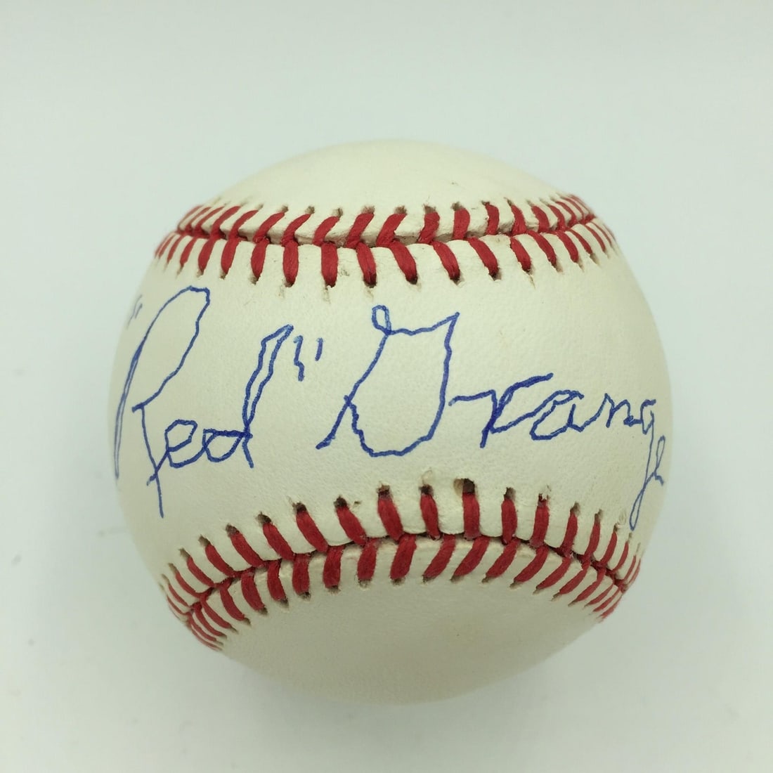 Red Grange Single Signed Baseball JSA COA MINT 9: Red Grange Single Signed Baseball JSA COA MINT 9 This incredible Red Grange Single Signed American League Baseball is a must-have for any serious sports memorabilia collector. Grange, known as one of