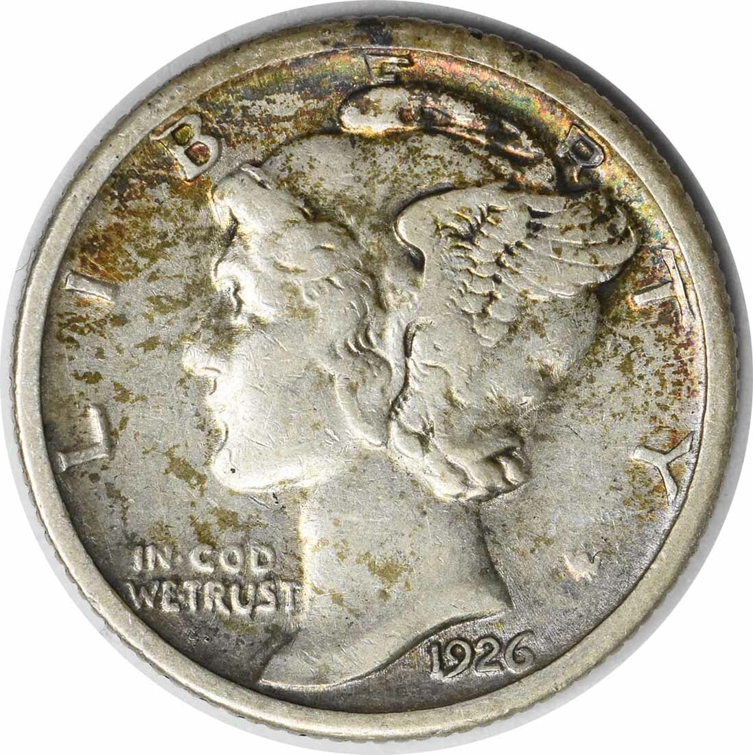 1926-S Mercury Dime 90% Silver by Weinman Uncertified (1 of 2)